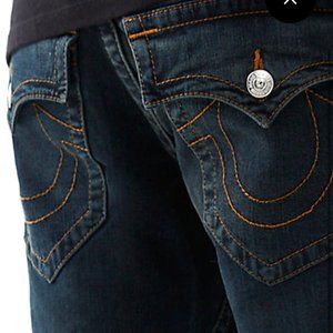 True Religion "Ricky" Relaxed Straight Men's Jeans, Size: 36 NEW WITH TAGS